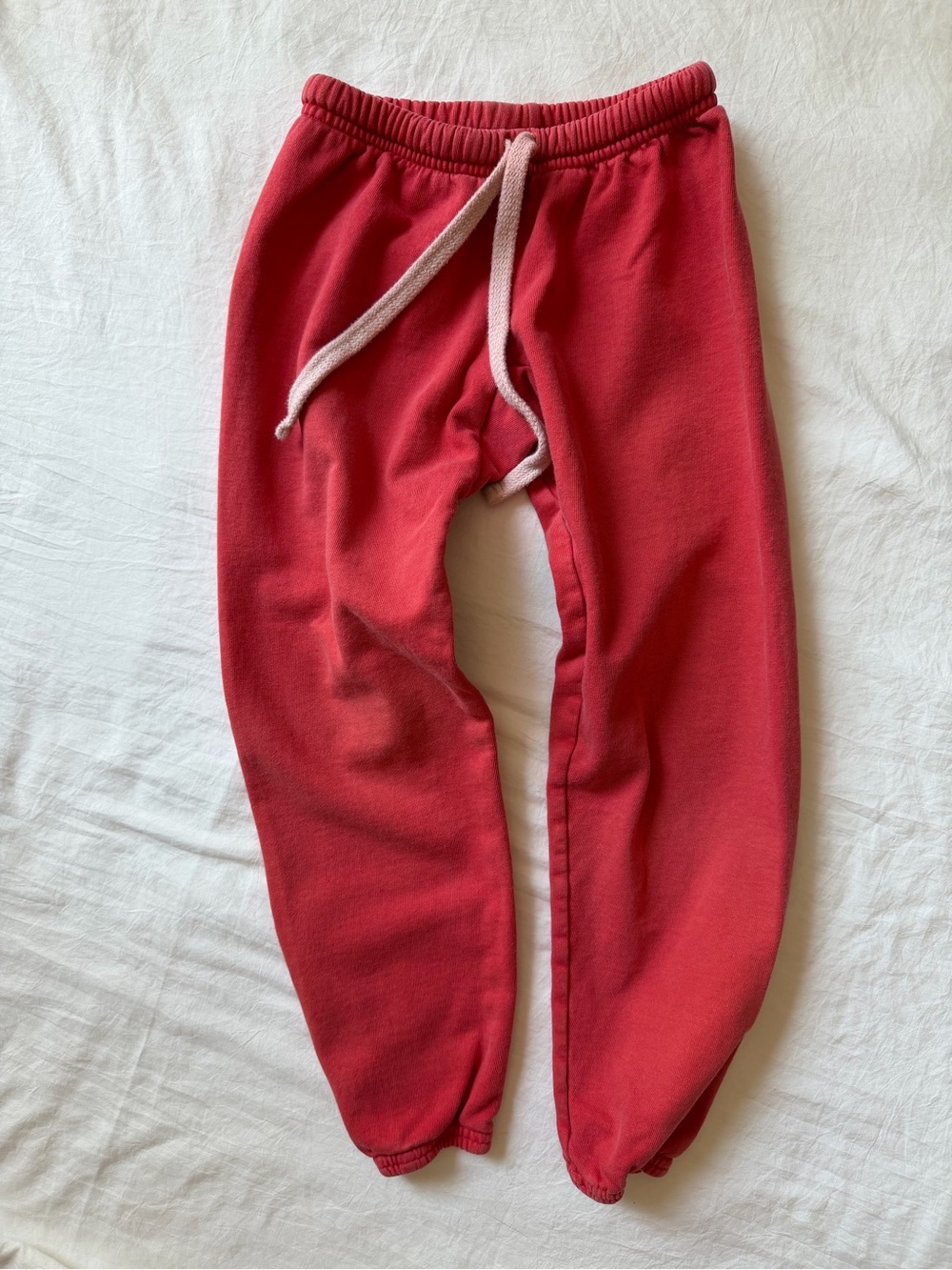 Hey Gang Kids Red Sweatpants Made in USA Size 6-7Y